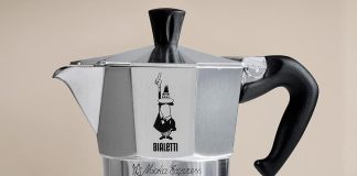 bialetti moka express iconic stovetop espresso maker makes real italian coffee moka pot 1 cup 2 oz 60 ml aluminium silve