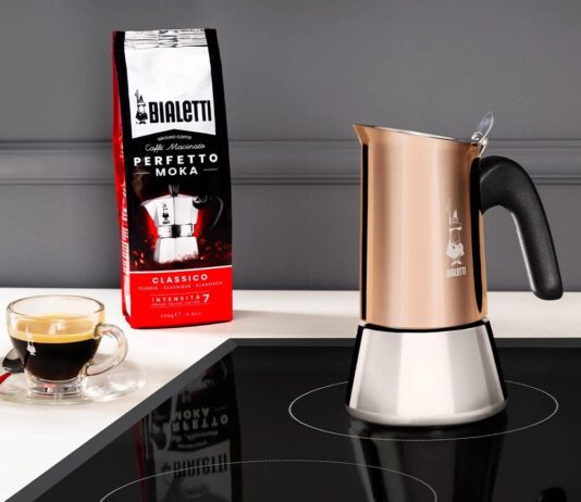 bialetti new venus induction stainless steel stovetop espresso coffee maker suitable for all types of hobs 6 cups 79 oz 