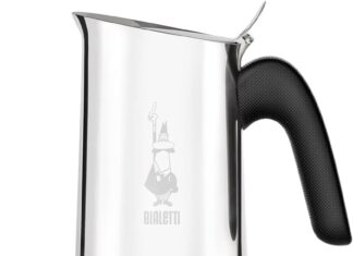 bialetti new venus induction stovetop coffee maker suitable for all types of hobs stainless steel 4 cups 57 oz silver