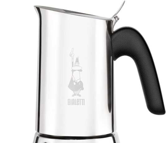 bialetti new venus induction stovetop coffee maker suitable for all types of hobs stainless steel 4 cups 57 oz silver