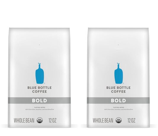 blue bottle whole bean organic coffee review