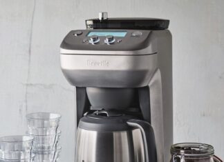 breville grind control coffee maker 60 ounces brushed stainless steel bdc650bsssilver