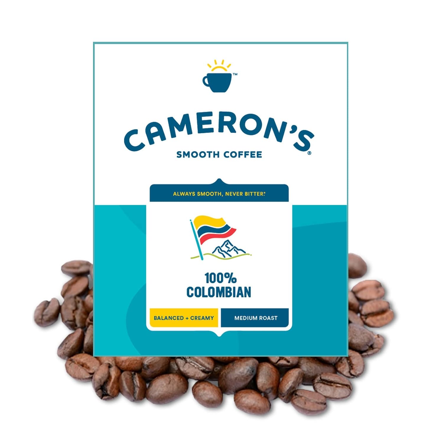 Camerons Coffee Roasted Whole Bean Coffee, Flavored, Toasted Southern Pecan, 32 Ounce, (Pack of 1)