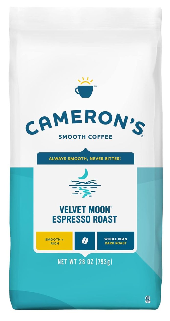 camerons coffee roasted whole bean coffee flavored toasted southern pecan 32 ounce pack of 1