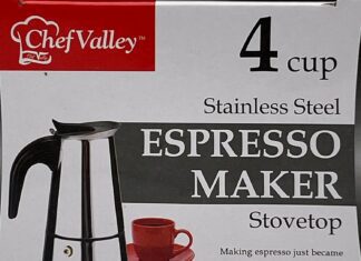 chef valley espresso maker stovetop