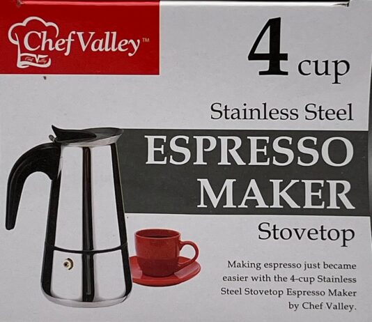 chef valley espresso maker stovetop