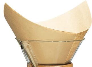 chemex natural coffee filters square 100ct exclusive packaging