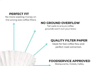 coffee filters 812 cup size 300pack