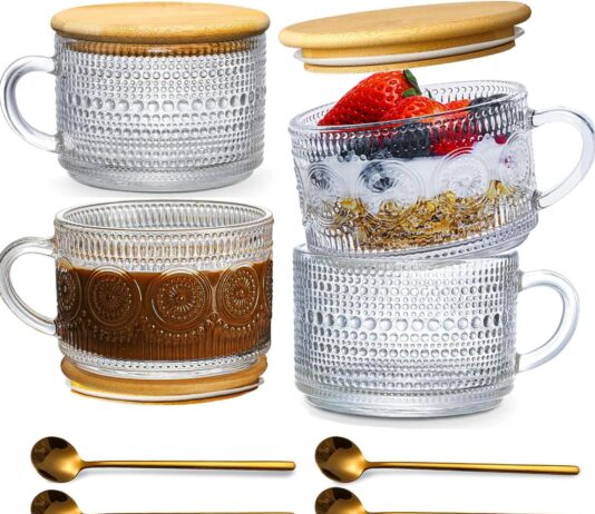 coffee mug 14oz overnight oats containers with lids4pack coffee bar accessorieskitchen giftstea cuphouse warming gifts n