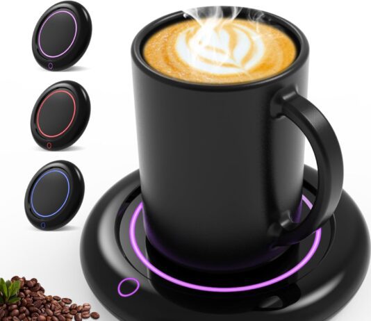 coffee mug warmer 3 tempgravity sensor candle warmer with 8h auto shut off timernight light coffee cup warmer for desk h