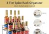 coffee syrup rack for coffee bar accessories fits with torani and monin syrup coffee bar organizer holds 4 bottles