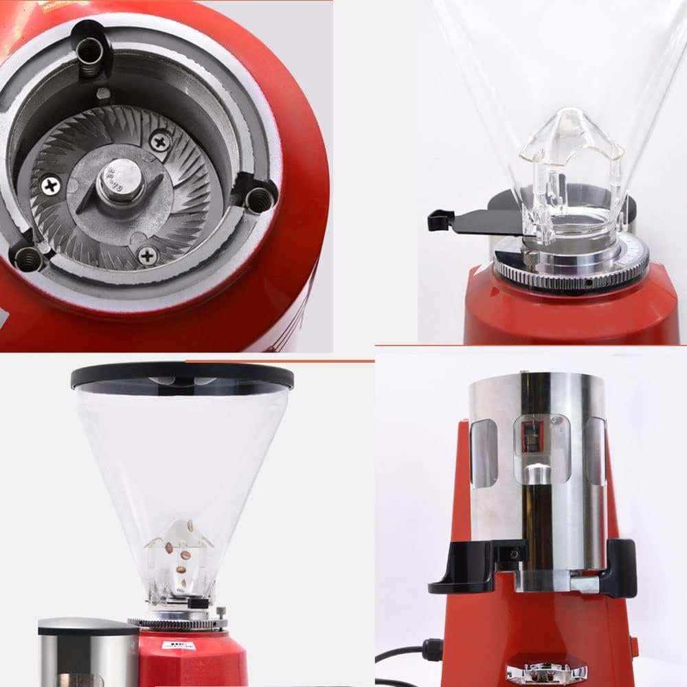 Conical Burr Coffee Grinder Electric Conical Ceramic Burrs with 8 Grinding Options Adjustable Settings Grinds Coffee Beans, Spices, Nuts and Grains Large 1.5L Capacity Coffee Mill Grinder