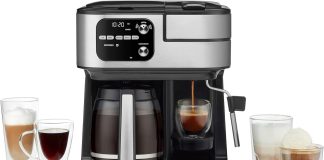 cuisinart coffee maker barista system coffee center 4 in 1 coffee machine single serve coffee espresso nespresso capsule