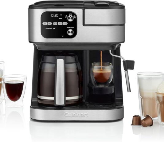 cuisinart coffee maker barista system coffee center 4 in 1 coffee machine single serve coffee espresso nespresso capsule