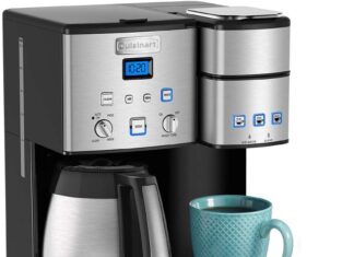 cuisinart ss 20p1 coffee center 10 cup thermal coffeemaker and single serve brewer stainless steel