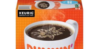 dunkin french vanilla flavored coffee 22 keurig k cup pods