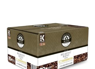 executive suite breakfast blend coffee keurig k cup pods box of 70 pods