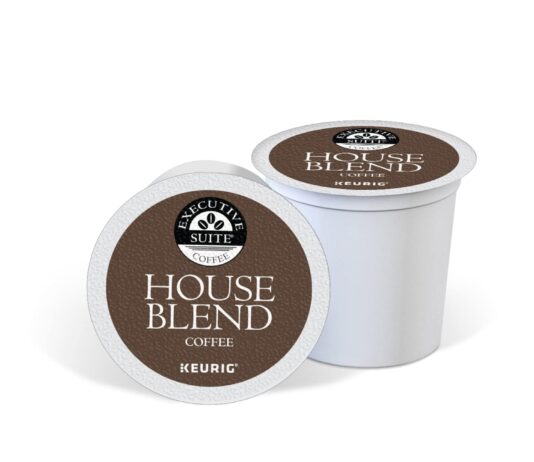 executive suite house blend coffee pods for keurig k cup brewers box of 70 pods