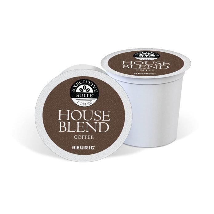 executive suite house blend coffee pods for keurig k cup brewers box of 70 pods
