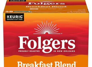 folgers k cups breakfast blend 12 count pack of 4