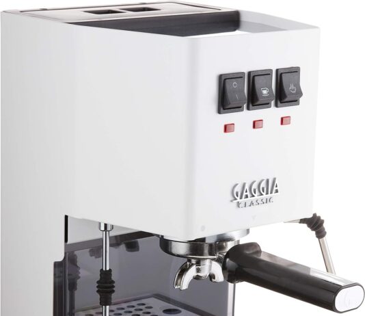 gaggia ri938048 classic evo pro espresso machine polar white small
