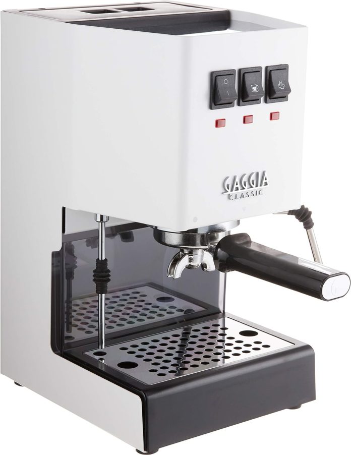 gaggia ri938048 classic evo pro espresso machine polar white small