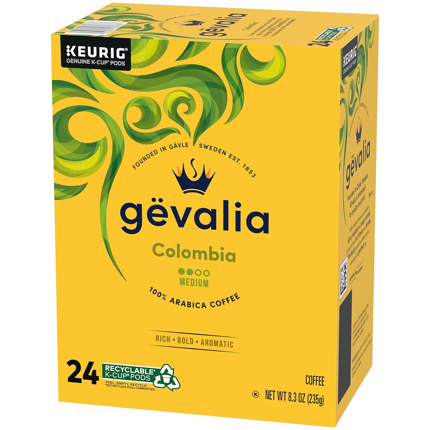 Gevalia Signature Blend Mild Light Roast K-Cup Coffee Pods (84 ct Box)