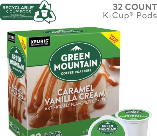 green mountain coffee roasters caramel vanilla cream pods review