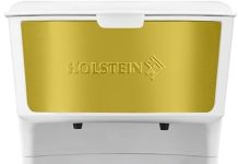 holstein housewares single serve coffee maker 14oz personal coffee brewer machine with reusable filter one touch operati