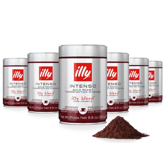 Illy Ground Coffee Moka Review illy ground coffee moka 100 arabica flavored coffee ground rich aromatic coffee grounds profile classico medium roast no