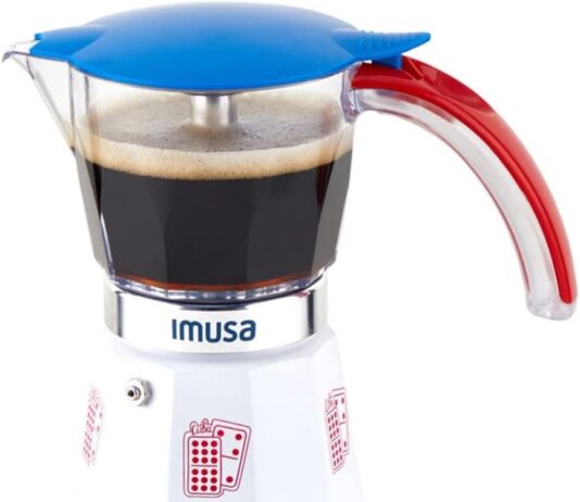 imusa 3 6 cup electric espresso maker with detachable base black