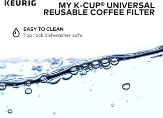 keurig my k cup reusable k cup pod coffee filter compatible with all 20 keurig k cup pod coffee makers 1 count black