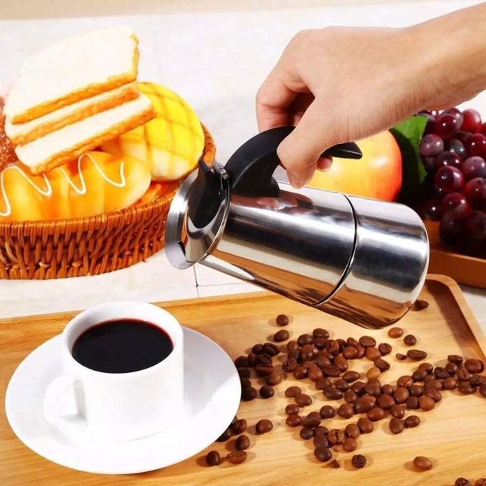 kkhouse stainless steel coffee pot mocha espresso latte percolator stove coffee maker pot percolator drink tool cafetier