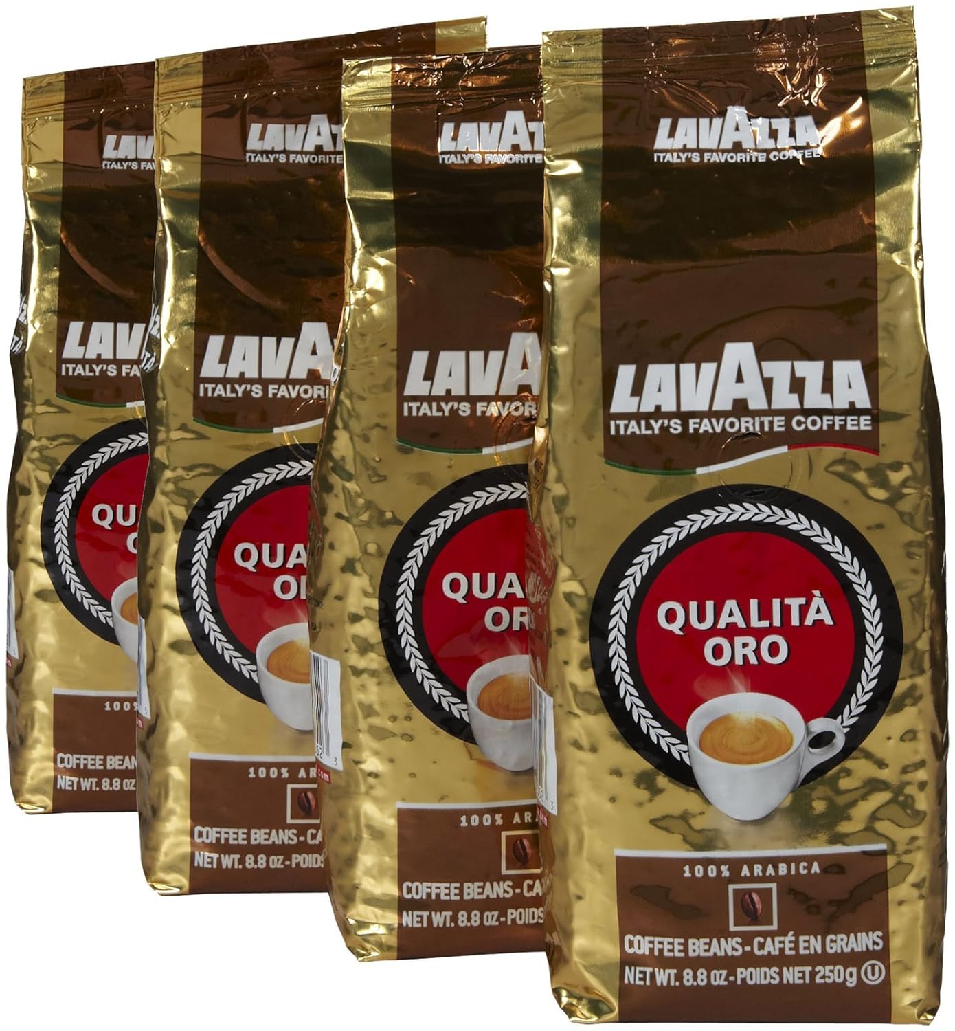 Lavazza QualitÃ Oro Whole Bean Blend, Medium Roast, 2.2 Pound (Pack of 1) ,100% Arabica, Central America  African highland origins, Fruity  Aromatic
