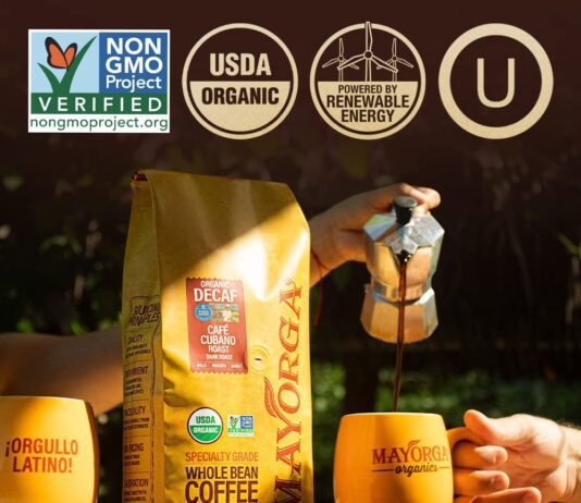 mayorga organics cafe cubano dark roast whole bean coffee 2lbs bag specialty grade 100 usda organic non gmo verified dir