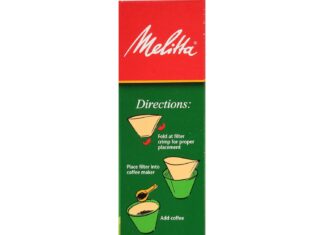 melitta 6 cone coffee filters unbleached natural brown 40 count pack of 12 480 total filters count packaging may vary