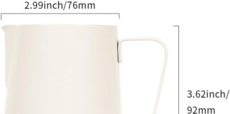 milk frothing pitcher 12oz350ml watchget espresso steaming pitcher stainless steel milk frothing pitcher cappuccino latt