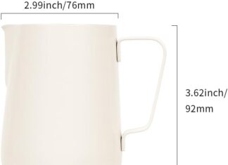 milk frothing pitcher 12oz350ml watchget espresso steaming pitcher stainless steel milk frothing pitcher cappuccino latt