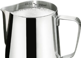 milk frothing pitcher measurement on the inside frothing pitcher coffee pitcher perfect for espresso machines stainless