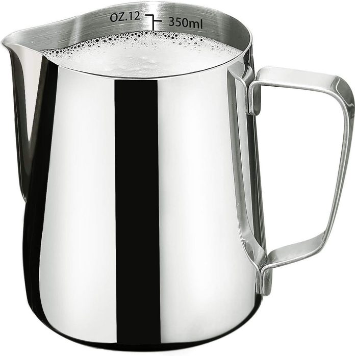 milk frothing pitcher measurement on the inside frothing pitcher coffee pitcher perfect for espresso machines stainless
