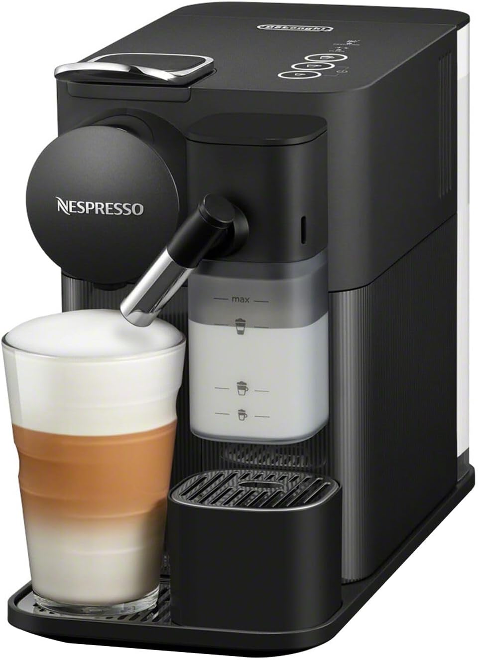Nespresso Lattissima One Original Espresso Machine with Milk Frother by DeLonghi, Shadow Black
