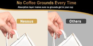 nessus foil seals lid for reusable nespresso vertuo pods refillable capsule aluminum foil lids sticker with coffee groun