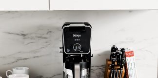 ninja cfp301 dualbrew pro specialty 12 cup drip maker with glass carafe single serve grounds compatible with k cup pods