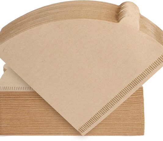 niveaya 200 count coffee filters size 02 natural paper coffee filter no blowout disposable for pour over and drip coffee