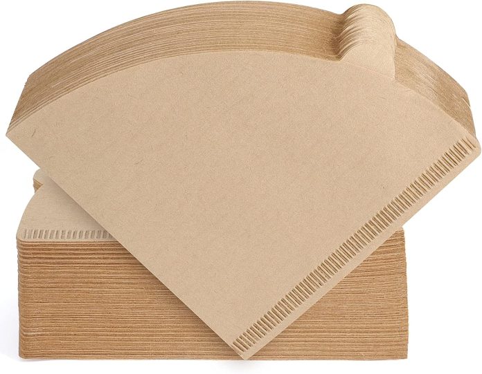 niveaya 200 count coffee filters size 02 natural paper coffee filter no blowout disposable for pour over and drip coffee
