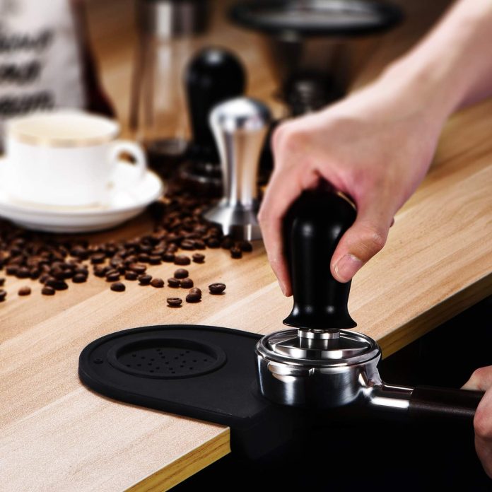 nulink silicone gel coffee tamper mat espresso silicone tamper mat silicone tamping pad for barista tool home kitchen ba