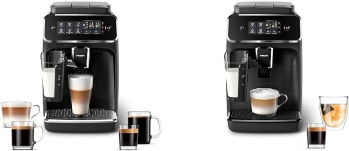 philips 3200 series fully automatic espresso machine w lattego black ep324154