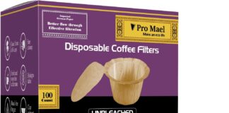 pro mael disposable k cup filters coffee filter paper for keurig brewers single serve 10 and 20 use with reusable k cup