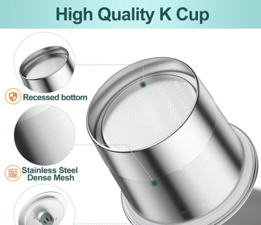 rethone k cup reusable coffee pods universal stainless steel reusable k cups compatible with keurig 10 20 coffee machine