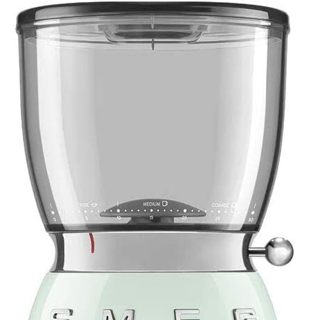 Smeg 50’s Retro Pastel Green Coffee Grinder Review smeg 50s retro pastel green coffee grinder
